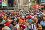 turban day, turban day, thousands celebrate sikh culture at times square on turban day, Guinness world record