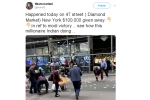 modi win, Indian, the video claiming indian millionaire throwing money in air in new york over modi win is a fake video, Lok sabha election results modi win, Indian, the video claiming indian millionaire throwing money in air in new york over modi win is a fake video, Lok sabha election results