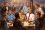 painting, President, trump mocked over white house painting, Iced tea