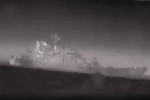 Cesar Kunikov visuals, Cesar Kunikov breaking, ukraine drone damages russian landing ship, Military