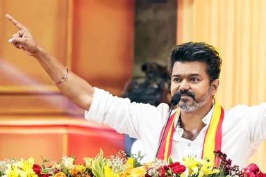 Actor Vijay's TVK gets Whistle as Party Symbol