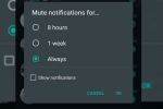 chats, chats, whatsapp to bring always mute option for chats on android, Conversations