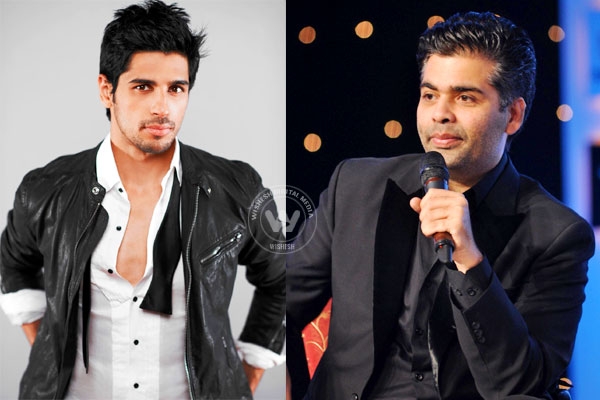 Sidharth Malhotra and Karan Johar team up again},{Sidharth Malhotra and Karan Johar team up again