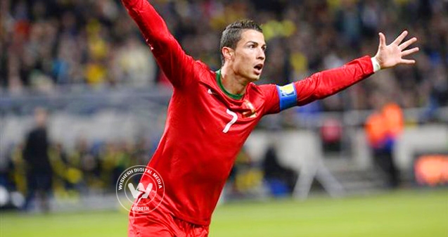 Ronaldo's hat trick sails Portugal to Wold Cup 2014},{Ronaldo's hat trick sails Portugal to Wold Cup 2014