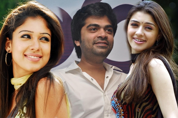 Simbu reunites with ex-girlfriends Nayantara and Hansika},{Simbu reunites with ex-girlfriends Nayantara and Hansika