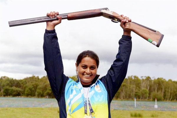 India bags bronze in double trap shooting},{India bags bronze in double trap shooting