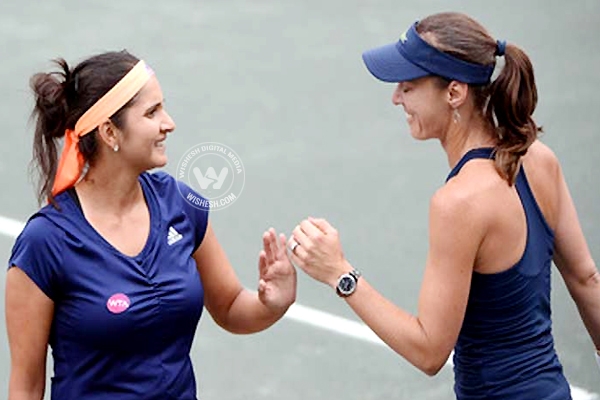 Sania pair enters quarter-finals at Madrid},{Sania pair enters quarter-finals at Madrid