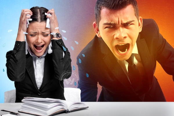 Depression Levels are high in Private Sector Employees},{Depression Levels are high in Private Sector Employees