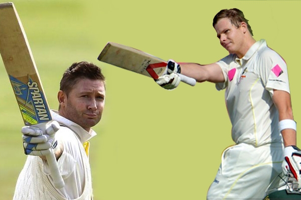 Tons from Clarke and Smith helped Australia to 517/7},{Tons from Clarke and Smith helped Australia to 517/7