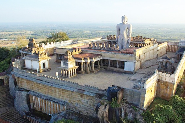 Wonder of ancient India: Monolithic statue of Bahubali