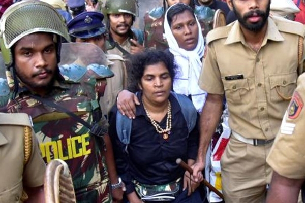 Chili Spray Attack On A Woman Entering Sabarimala Temple