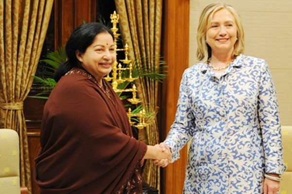 Jayalalithaa wishes Hillary for clinching Democratic nomination!