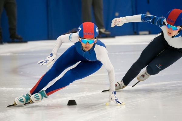 Indian American Teen from Virginia Shreya Arun Wins Gold in Speedskating