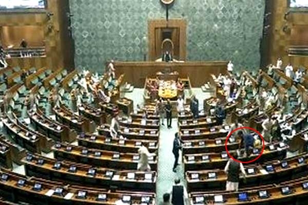 A major security breach in Lok Sabha