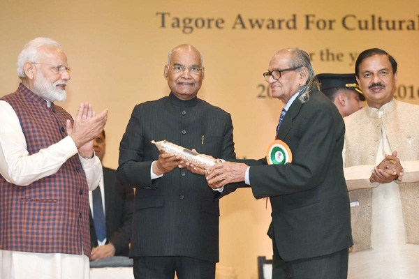 Ram Nath Kovind Presents Tagore Award For Cultural Harmony