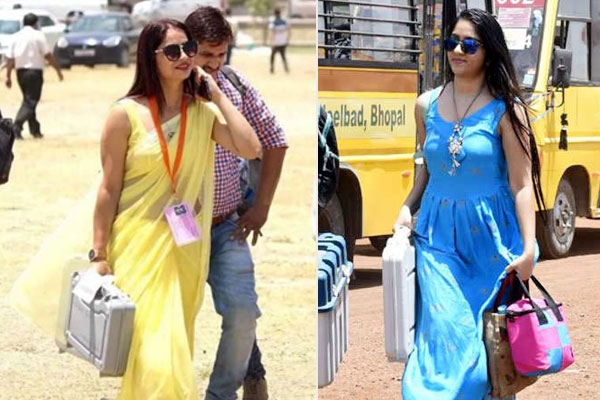 Meet Reena Dwivedi and Yogeshwari Gohite, the Two Election Polling Officers Whose Pictures Gone Viral