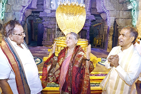 Sudha Murthy new trust member of TTD