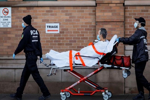 US reported over 4400 deaths in the past 24 hours; highest tally so far