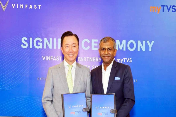 VinFast Partners With myTVS in India