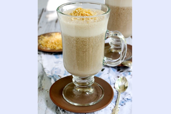 Coffee Smoothie with Toasted Coconut Recipe