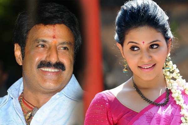 Anjali with Balakrishna},{Anjali with Balakrishna