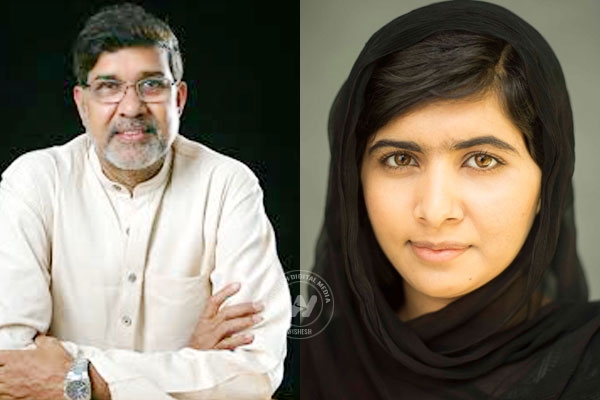 Indian children's right activist and Pakistani teen wins Nobel Prize},{Indian children's right activist and Pakistani teen wins Nobel Prize